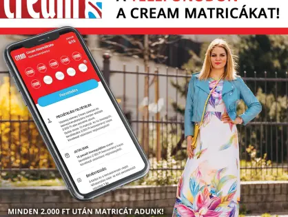 Cream Kedvezménykártya